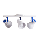 Luminária De Teto Spot Trilho Direcionável Octa Plus 3 Lâmpad