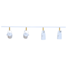 Luminária de Trilho Teto Becker com 4 Spots Branco 1 metro