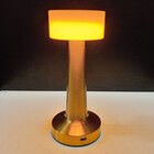 Luminária Decorativa Abajur Led Mesa Usb Metal 21x9x9cm Doura