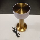 Luminária Decorativa Abajur Led Mesa Usb Metal 21x9x9cm Doura