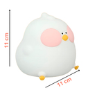 Luminária Decorativa De Mesa Galinha Led Silicone Luz