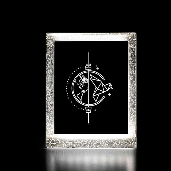 Luminária Decorativa De Mesa Mundo