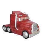 Luminária Decorativa Infantil Led Caminhão Vermelho 23cm 220v