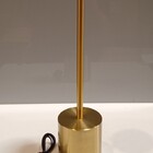 Luminária Decorativa Led Mesa Usb Metal 33x8x8cm Dourado