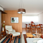 Luminária Decorativa Madeira Pendente Redondo Perequê 60cm Pa