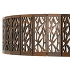 Luminária Decorativa Madeira Plafon Copacabana Red 25cm Pau F