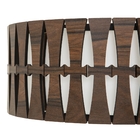 Luminária Decorativa Madeira Plafon Maracaju 45cm Pau Ferro