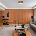 Luminária Decorativa Madeira Plafon Redondo Jabaquara 45cm Fr