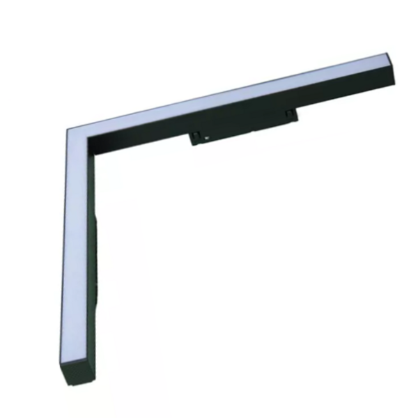 Luminária Difusa Angular 90° Trilho Magnético 30x30cm 20w