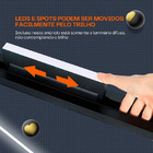 Luminária Difusa Linear Smart Wifi 20w 60cm Trilho Magnético