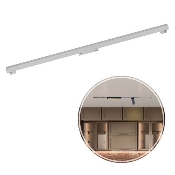 Luminária Difusa Mag. 24w Br Inferior P/ Perfil K20 Ds9957-br