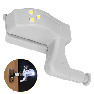 Foto de Luminária Dobradiça Led Para Armário Sensor Automático Branco