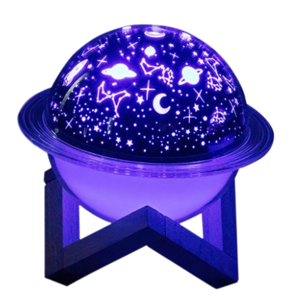 Luminária e Umidificador Estilo Lua Planeta Estrela Saturno