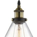 Luminária Em Vidro E Metal 19cm - Mart - Incolor