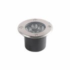 Luminária Embutir Solo Dresden Cromado Led 3w 3000k Bivolt