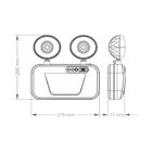 Luminária Emergência Bloco Autônomo Taschibra Profissional 12