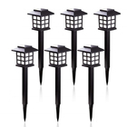 Luminaria Espeto Energia Solar Kit 6 Unid Jardim Oriental Ilu