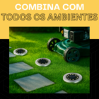 Luminária Espeto Led Jardim Solar Redonda Ip65 Grama Chão Ilu