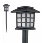 Luminaria Espeto Oriental Energia Solar Jardim Kit 4 Unid Ilu