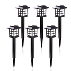 Luminaria Espeto Oriente Energia Solar Kit 6 Unid Jardim Ilum