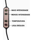 Luminaria Estetica Spa Arco Meia Lua Led 3 Tons Suporte Celul