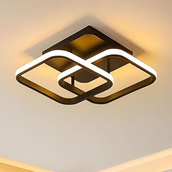 Luminaria Estilo Plafon Pendente para Teto ou Parede Quadrado