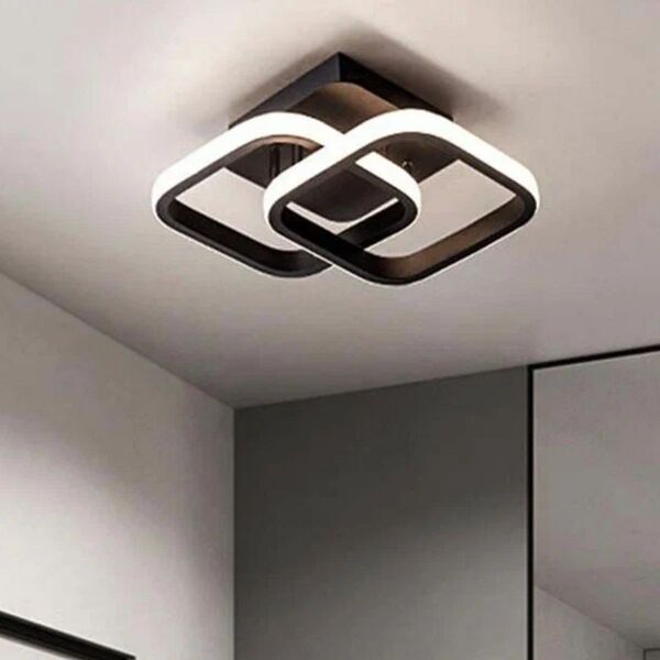 Luminaria Estilo Plafon Pendente para Teto ou Parede Quadrado