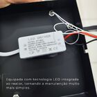 Luminaria Estilo Plafon Pendente para Teto ou Parede Quadrado