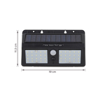 Luminária Externa LED 8W Solar Luz Branca IP65 Gaya