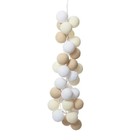 Luminária Fio Cordão De Luz De 20 Bolas Cormilu Neutro Beagá