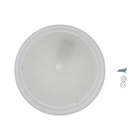 Luminária Flapon Redonda Almería Soquete E27 Plástico Branca