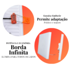 Luminária Frameless Borda Infinita Led 30w Quadrada Ou Redond