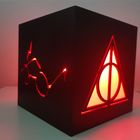 Luminária Harry Potter Cubo Led Multicores Controle Remoto 15