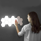 Luminaria Hexagonal Rgb Controle Remoto 6 Unidades Led Colori