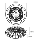 Luminária High Bay Neo Led 77100600 Blumenau Preto