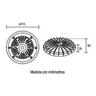 Luminária High Bay Neo Led 77200600 Blumenau Preto