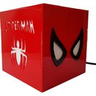 Luminária Homem Aranha Cubo Led Acrílico