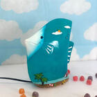 Luminária Infantil Led Decoração Peixe Azul 20cm 220v