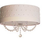 Luminária Infantil Plafon Pérolas 50x15 Branco