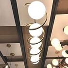 Luminária Jabuticaba Espiral Globos De Vidro Pendente Molecul