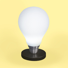 Luminária Lâmpada Base Ideia Abajur De Mesa Grande