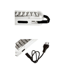 Luminária Lâmpada Emergência 42 Leds Recarregável Branco