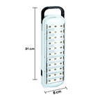 Luminária Lâmpada Emergência 42 Leds Recarregável Branco