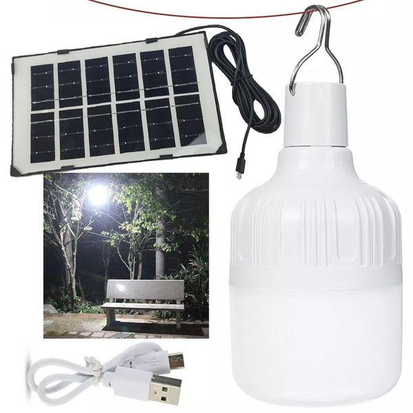Luminaria Lampada Solar 36w Placa Suspensa Pendurar Gancho Ac