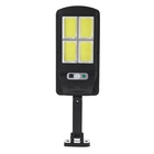 Luminária Lâmpada Solar De Parede 128 Cob Rua Poste Sensor De