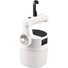 Luminaria Lanterna Solar 2x1 Gancho Pendurar Duplo Led