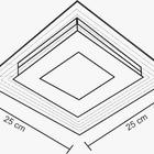 Luminária Led 9w Sobrepor Branco Lisboa 6500k Tualux