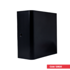 Luminaria Led Arandela Ip65 Preta 3w 3.000k Branca Morna Kian