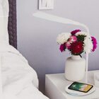 Luminária Led Articulada Vivitar Pwrfl Com Base Para Carga Se