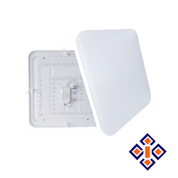 Luminária Led Borda Infinita Plafon Sobrepor 43x43 Multicor Leroy Merlin